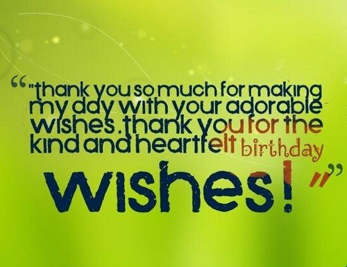 Thank you quotes for birthday wishes