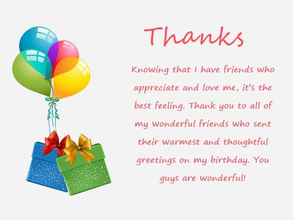 Top 123 Ways To Thank You For Birthday Wishes Messages Bayart