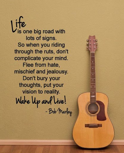 bob marley life quote