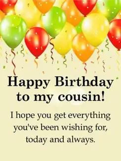 170 Amazing Happy Birthday Cousin Quotes With Images Bayart