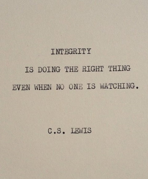 cs lewis quotes integrity