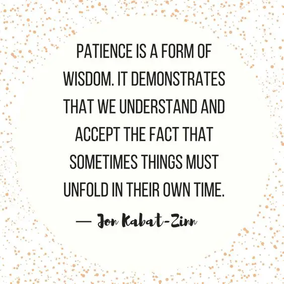 149+ EXCLUSIVE Patience Quotes To Make You Mentally Stronger - BayArt