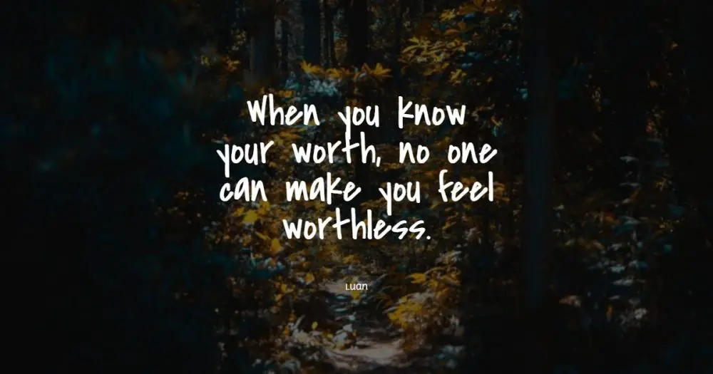 feeling worthless quotes.