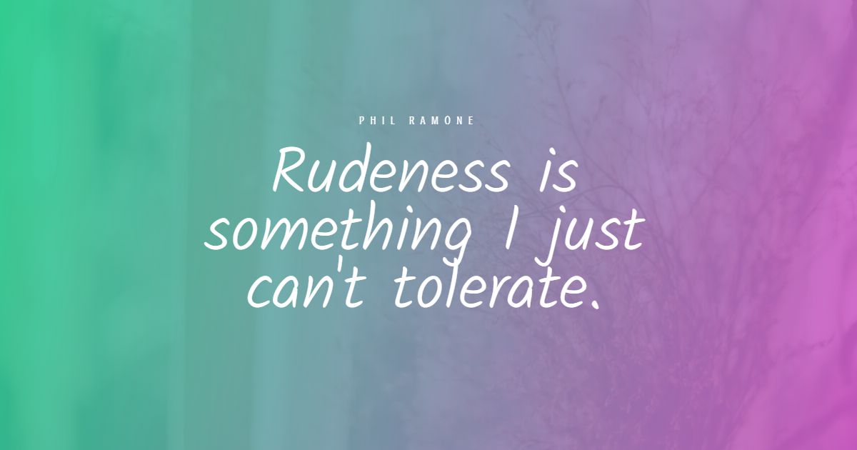 Rude People Quotes