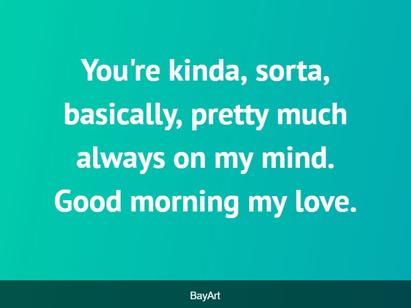 121+ Romantic Good Morning Messages for Lover - BayArt