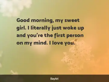 For good morning texts her sweet really Sweet Good