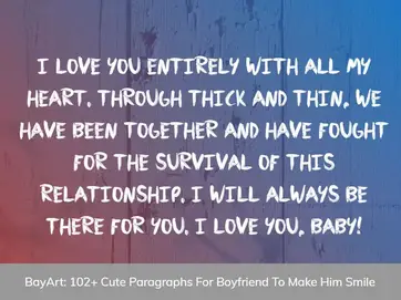 102 Cute Paragraphs For Boyfriend To Make Him Smile Bayart
