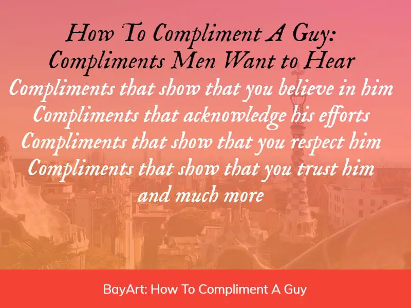 how to compliment a guy